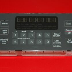 Part # WB27X25361 | 164D8496G167 - GE Oven Control Board (used, overlay good - Dark Gray)