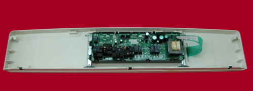 Part # WB36T10555 | WB27T10399 - $GE Oven Control Board And Panel (used, overlay good - yellow)