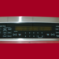 Part # WB36T11261 | WB27T11414 | 164778P041 - $ GE Oven Control Panel And Board (used, overlay good - black)