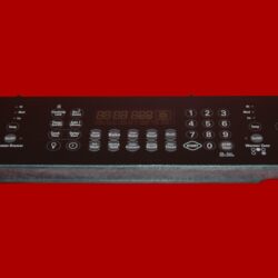Part # 316565100 | 316562060 - $Kenmore Oven Panel Touch And Control Board (used, overlay fair - Black)