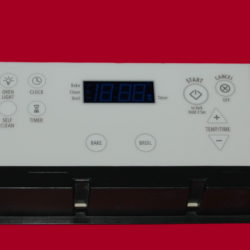 Part # W10476687 - $Whirlpool Oven Control Board (used, overlay good - White)