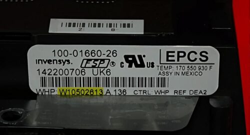 Part # WPW10502613 | W10502613 | Whirlpool Oven Control Board (overlay fair - Dark Gray)