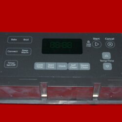 Whirlpool Oven Control Board W10887915 | W11122539 | OEM Used Tested (overlay good - Dark Gray)