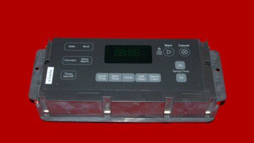 Whirlpool Oven Control Board W10887915 | W11122539 | OEM Used Tested (overlay good - Dark Gray)