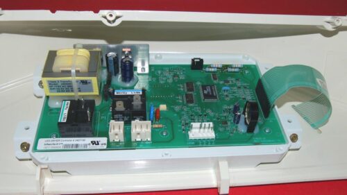 Part # 33002536 | 33003028 | Maytag Dryer Panel And Control Board (condition fair - Bisque)
