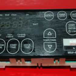Part # WP6610456 | 6610405 | 8524311 - Whirlpool Oven Control Board (used, overlay poor - Black)