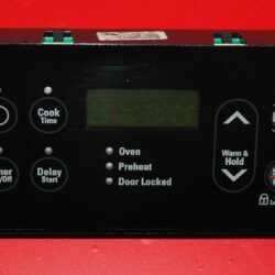 Part # 316557237 | 316418312 - Kenmore Oven Control Board (used, overlay good - Black)