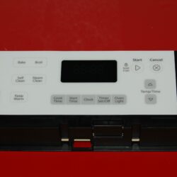 Part # W10734600 - $Whirlpool Oven Control Board (used, overlay good - White)