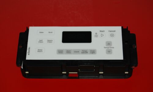 Part # W10734600 - $Whirlpool Oven Control Board (used, overlay good - White)