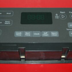 Part # W11122539 | W10887915 - Whirlpool Oven Control Board (used, overlay good - Dark Gray)