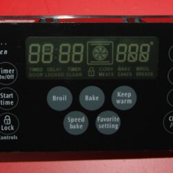 Part # 316418707 - Frigidaire Oven Control Board (used, overlay good - Black)