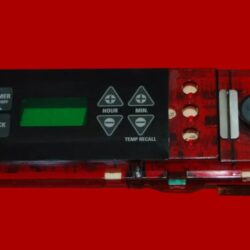 Part # 183D6012P001 - GE Oven Control Board (overlay fair - Black)