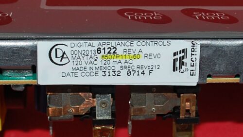 Part # WP5701M556-60 | 8507P111-60 | Maytag Oven Control Board (overlay fair - Dark Gray)