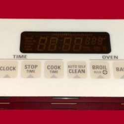 Part # WB27K5187 | 191D1001P010 - $129 GE Gas Oven Control Board (used, overlay fair - Almond)