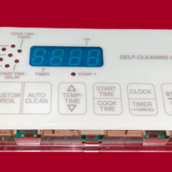 Part # 8522809 - Estate Oven Control Board (used, overlay good - Bisque)