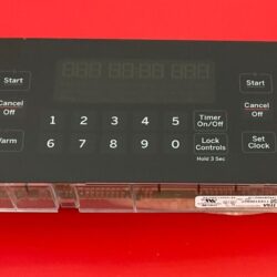 Part # WB27T11491 | 164D8496G067 - $89 GE Oven Control Board (used, overlay fair - Black)