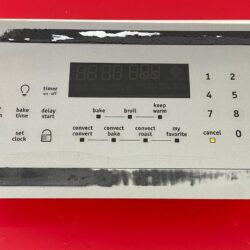 Part # 316462890 | 318404115 - $179 Frigidaire Gas Oven Control Board And Faceplate (used, faceplate very good - Light Gray)