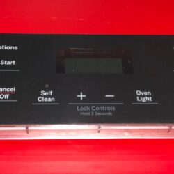 Part # WB27K10453 | 164D8450G038GE Gas Oven Control Board (used, overlay good- Black)