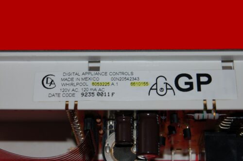 Whirlpool Gas Oven Control Board 8053225 | 6610155 | OEM Used Tested (overlay fair - Black)