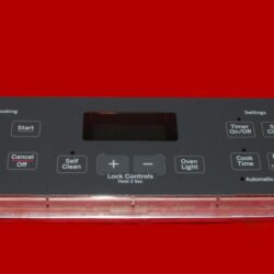 GE Oven Control Board WB18X20153 164D8450G032 OEM Used Tested (overlay fair - Dark Gray)