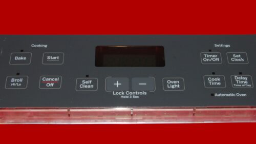 GE Oven Control Board WB18X20153 164D8450G032 OEM Used Tested (overlay fair - Dark Gray)