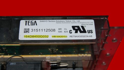 GE Oven Control Board WB18X20153 164D8450G032 OEM Used Tested (overlay fair - Dark Gray)