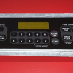 Part # WB27K10162 | WB27K10173 - GE Gas Oven Control Board and Touch Membrane (used, touchpad membrane fair - Black)