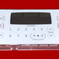 Part # WB27T11332 GE Oven Control Board (overlay fair - White)