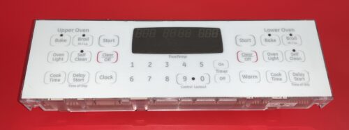 Part # WB27T11332 - GE Oven Control Board (used, overlay fair - White)