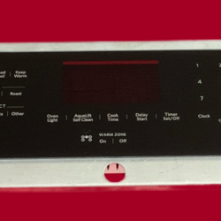 Part # W10692149 | W10894863 - $KitchenAid Oven Touch Pad And Control Board (used, touch pad good - Black)