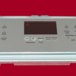 Part # W10664063 | W10365414 | Maytag Oven Panel Touch Membrane And Control Board (used, overlay fair - Gray)
