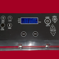 Part # W10476688 - $59 Whirlpool Oven Control Board (used, overlay fair - Black)