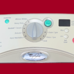 Part # 8182290 | WP8181905 - $139 Whirlpool Front Load Washer Control Panel And Control Board (used, condition fair - Yellow)