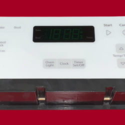 Part # W10834015 Whirlpool Oven Control Board (overlay fair - White)