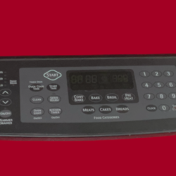 Part # 318239714 | 316272208 - $189 Kenmore Oven Control Panel And Board (used, overlay fair - Black)
