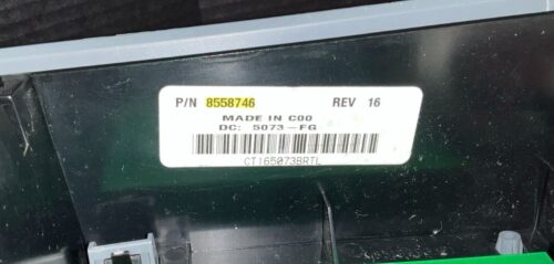 Part # 8558751 | 8559431 Whirlpool Dryer User Panel And Control Board (overlay good - Dark Gray)