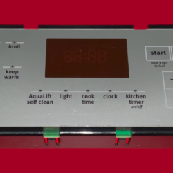 Part # W10655865 | W10477076 - Maytag Gas Oven Control Board (used, overlay fair - Silver)