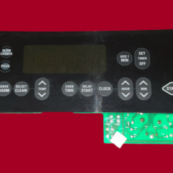 Part # 8524212 Whirlpool Oven Control Board (used, overlay fair - Black)