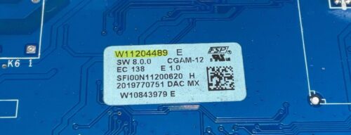 Part # W11536796 | W11204489 - $Whirlpool Oven Control Board (used, overlay fair - Black)