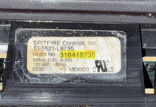 Frigidaire Oven Control Panel And Board - Part # 318313825 | 316418735 Gallery Image 2