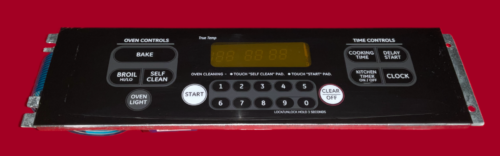 Part # 191D3159P142 | WB27T11251 - $GE Oven Control Board (used, overlay fair - Black)