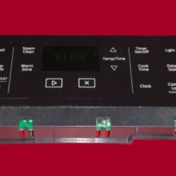 Part # W11428348 - $139 Whirlpool Oven Control Board (used, overlay fair - Black)