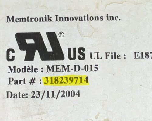 Kenmore Oven Control Panel And Board - Part # 318239714 | 316272208 Gallery Image 2