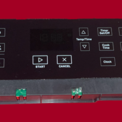 Part # W11520704 - $169 Whirlpool Oven Control Board (used, overlay fair - Black)