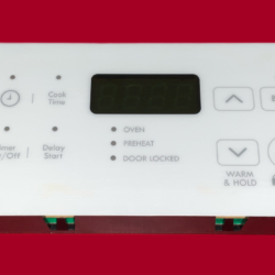 Part # 316557237 - $89 Kenmore Oven Control Board (used, overlay good - White)