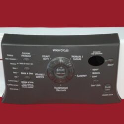 Part # 8182285 | 8182235 - $Kenmore Front Load Washer Control Panel And UI Board (used, good - White)