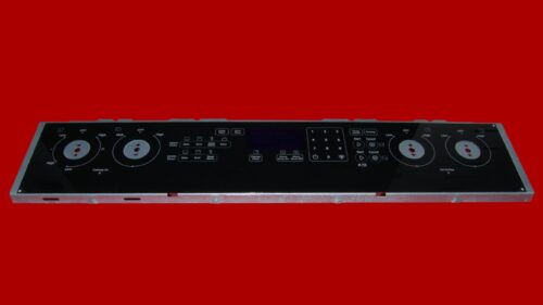 Part # W10531229 | W10539963 | Whirlpool Oven Switch Membrane and Control Board (overlay fair - Black)