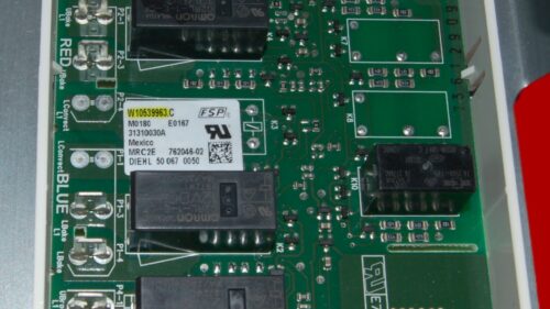 Part # W10531229 | W10539963 | Whirlpool Oven Switch Membrane and Control Board  (overlay fair - Black)