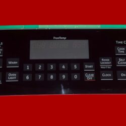 Part # WB27T11393 | WB27T11352 | 164D8496G004 | GE Oven Touchpad and Control Board (overlay good - Black)