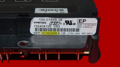 Part # WPW10626966 | W10626966 | Maytag Oven Control Board (overlay fair - Black)